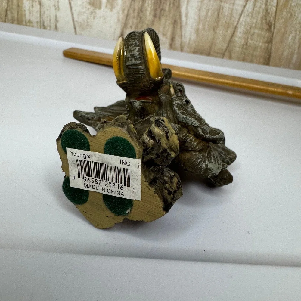 Youngs Inc Elephant Mother Baby‎ Bust Heads Figurine Statue Resin